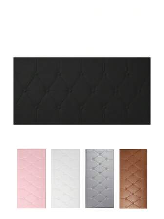 1st 3D-förtjockad väggdekal i mjukt skumplast, enkel enfärgad design, lämplig för sänghuvud, rum och vardagsrumsdekoration, lätt att klistra in, gratis kombination, perfekt för rumsrenovering, renoveringsklistermärken Skala väggpaneler, tapeter, tapeter, vårdekorationsföremål Uppdatera ditt hem, dekorationsfester för födelsedagspresenter