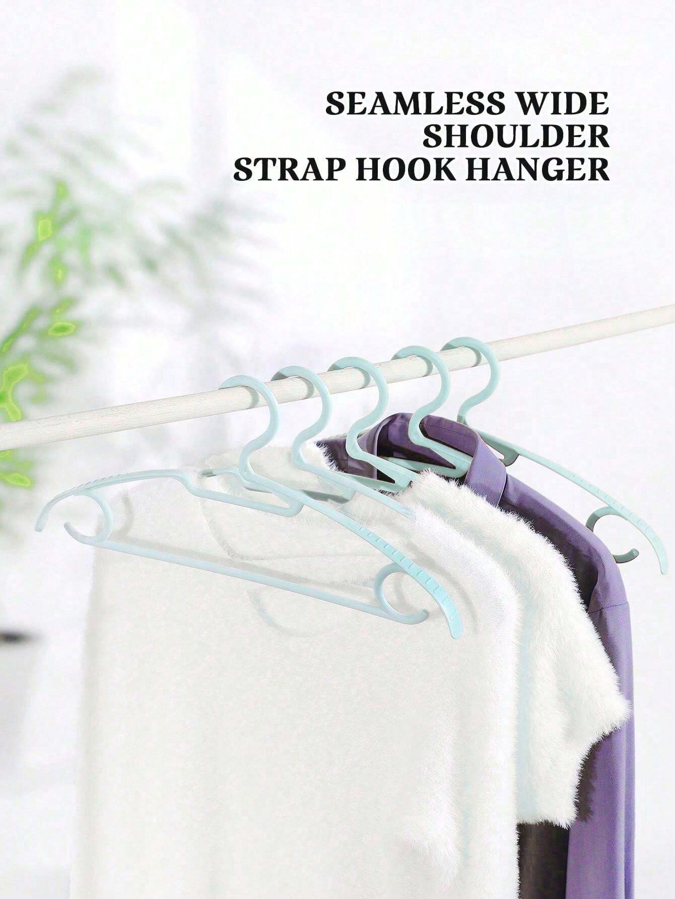 NonSlip Thick Wide Shoulder Clothing Hanger Straps, Space Saving