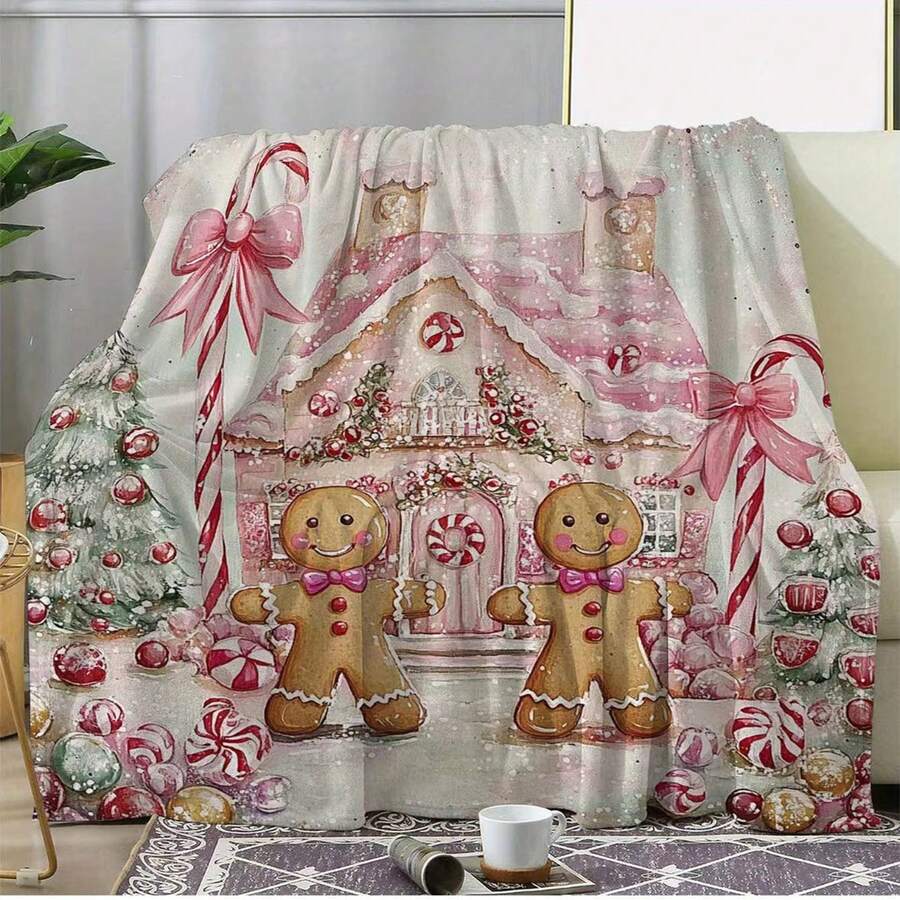 Chăn vải nỉ mềm họa tiết động vật chắp vá - Màu Hồng Tươi - Xem 1