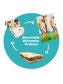 Double-Sided Foldable Rubber Tatami Children's Mat - Nhiều màu - Xem 4