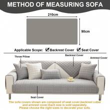 Soft Corduroy Sofa Cover - New Non-Slip Sofa Covers 1 2 3 Seater, Couch Covers For Sectional Sofa, Comfy Couch Cover, Sofa Cover L Shape Furniture Protector For Living Room - Màu Xám nhạt - Xem 6