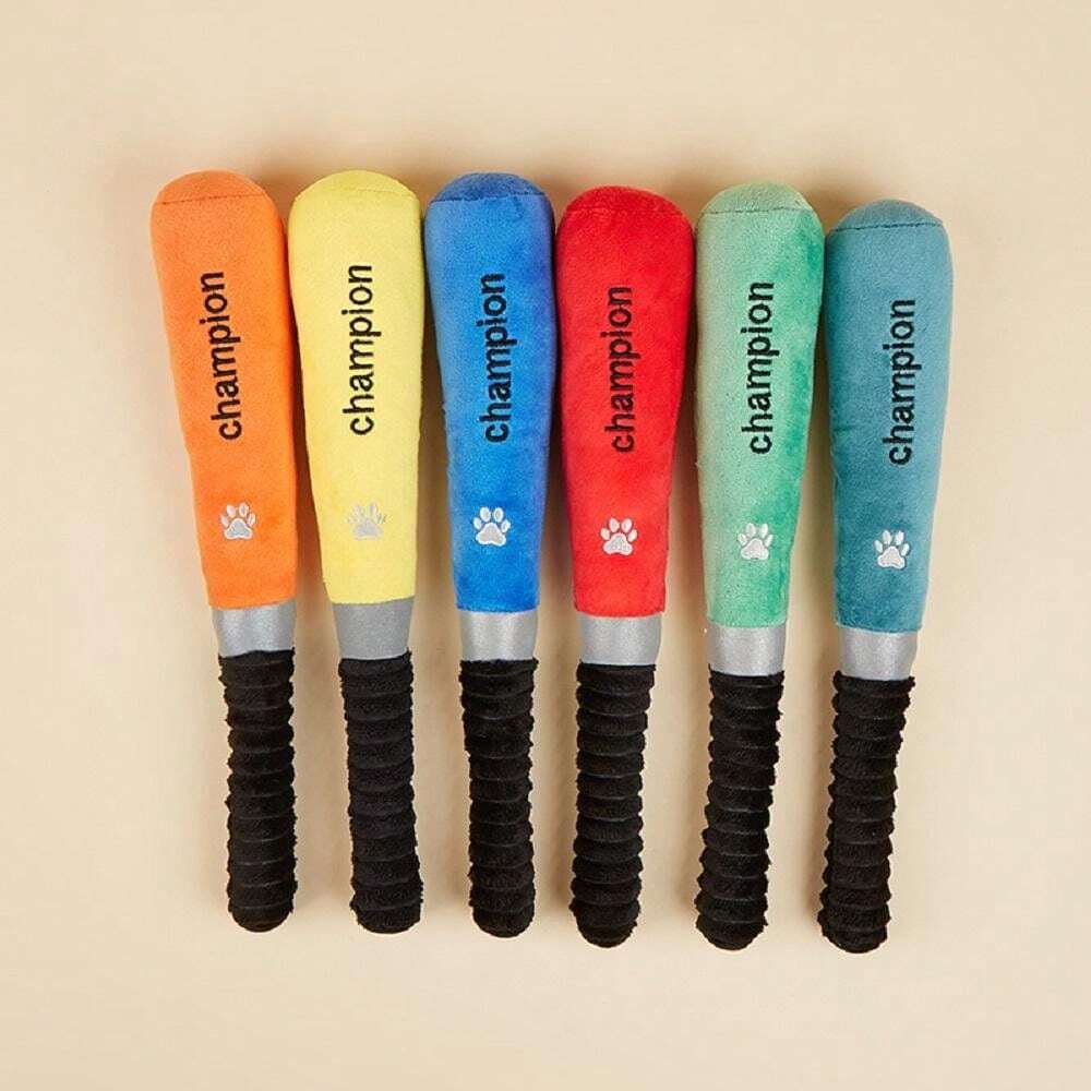 1 Pc Pet Squeaky Doll, Dog Baseball Bat Doll, Pet Chew Bite Resistant