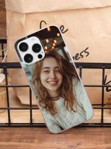 1pc Customized Photo Phone Case Compatible With Apple IPhone 15 Pro Max / S24 Ultra / / / OnePlus And Other Models - Clear - View 5