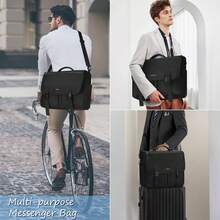 NEWHEY 斜挎包男士 15.6 英寸笔记本电脑包 办公室公文包 休闲挎包 防水电脑单肩包 圣诞节 冬季圣诞礼物 文件包 电脑包礼物 感恩节 秋季旅行钱包 节日收纳包 手提包 斜挎包 圣诞快乐包 男士包 男士礼物 学生 大容量 多功能 户外 便携 时尚休闲 爸爸礼物 男朋友礼物 手拿包 度假 笔记本电脑包 胸包 侧包 皮包 流浪包 腰包 男士包包礼物 - 彩色 - 查看 7