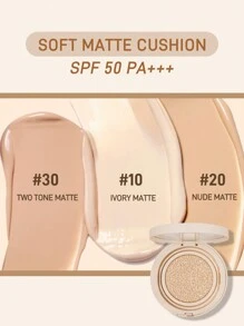 4U2 柔软哑光气垫粉底 SPF 50 PA+++ 空气垫粉底液#10 象牙哑光 - #10 IVORY MATTE - 查看 4