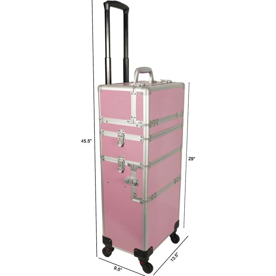 VER Beauty VER Beauty 4In1 Professional 4 Wheels Rolling Aluminum