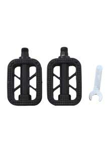 Một cặp bàn đạp xe đạp, 11 * 7cm Chất liệu nhựa màu đen (Tặng kèm cờ lê nhỏ làm quà tặng) - Nhiều màu - Xem 12