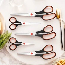 不锈钢多功能办公/缝纫/家用剪刀， - 彩色 - 查看 8