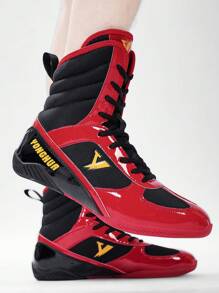 21 cm hohe Wrestlingschuhe für Herren, MMA-Boxschuhe, Trainingsstiefel, Muay Thai Kickboxschuhe