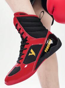 21 cm hohe Wrestlingschuhe für Herren, MMA-Boxschuhe, Trainingsstiefel, Muay Thai Kickboxschuhe