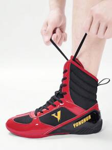 21 cm hohe Wrestlingschuhe für Herren, MMA-Boxschuhe, Trainingsstiefel, Muay Thai Kickboxschuhe