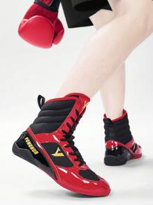 21 cm hohe Wrestlingschuhe für Herren, MMA-Boxschuhe, Trainingsstiefel, Muay Thai Kickboxschuhe