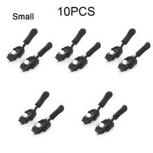 10/50 piezas Kit de reparación universal de cremalleras, cabezal de cremallera desmontable rápido e instantáneo, reemplazo del deslizador para chaquetas, bolsos, abrigos, costura gratis - Multicolor - Ver 11