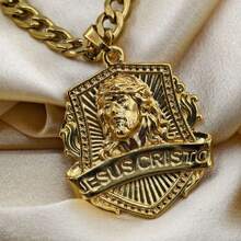 8mm 60cm Friso S Cord With Antique Coin Chain And 7 Identical Pendant Luxury In 18K Gold For Men - 咖啡 - 查看 4