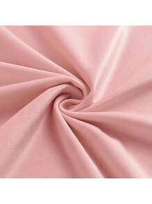 Silla de escritorio sin brazos con ruedas y giro, tapizada en terciopelo rosa, silla de oficina en casa de respaldo medio ajustable para adolescentes, escritorio de tocador, dormitorio, sala de estar (Terciopelo-Rosa) - Rosa terciopelo - Ver 6
