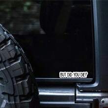 But Did You Die Sticker, Funny Gym Sticker, Motivational Laptop Decals, Motivation Tumbler Sticker, Water Bottle Sticker, Water Bottle Decal,Sticker For Laptop, Tumbler, Toolbox, Scrapbook, Car, Truck, Boat - Cartoon Pattern, Finish Back To School - Multicolor - View 11