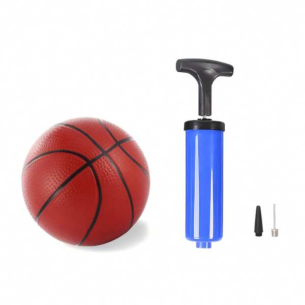 1pc marrom tamanho 2 pvc basquete, 1pc bomba, juventude criativo alívio do estresse basquete, brinquedo de tiro, jogo de esportes