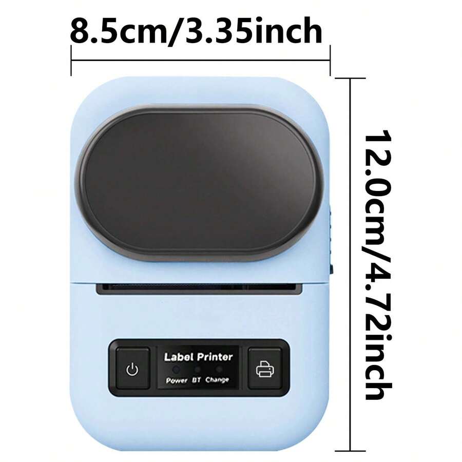 Portable Adhesive Barcode Logo Thermal Mini Name Label Sticker Label