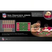 Masterpieces San Francisco 49ers Checkers Board Game - Multicolor - View 3