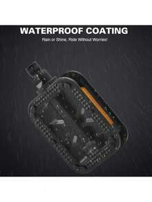 Một cặp bàn đạp xe đạp, 11 * 7cm Chất liệu nhựa màu đen (Tặng kèm cờ lê nhỏ làm quà tặng) - Nhiều màu - Xem 6