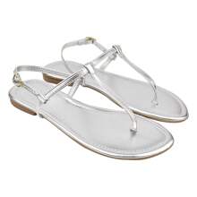 Flat Sandal With Thong - 銀色 - 查看 5