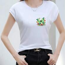 12 قطعة/مجموعة من رقع الكوي للملابس والأكياس والقبعات ذات تصميم فراشة بألوان متنوعة قابلة للغسل، رقع أزياء DIY