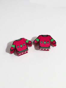 5 chiếc kẹp tóc họa tiết ông già Noel và cây thông Noel thanh lịch dành cho nữ, thích hợp để đeo hàng ngày, Giáng sinh - Nhiều màu - Xem 6