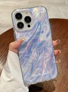 iPhone 15 Pro Max、16 Pro Max、14、13、12 Pro Max、11 波纹图案动画手机壳 - 無色 - 查看 1