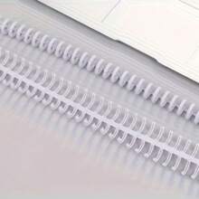 5pcs A4 Paper 30-Hole Plastic Loose-Leaf File Binding Rings, Detachable Rubber Clips For Documents And Notebooks - Multicolor - View 12