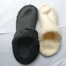 1 Piece Detachable Wool Lined Warm Insole With Furry Insulation Lining, Anti Slip, Winter EVA Plush ComfortNon Foaming, Knitted, Hand Washed/Dry Cleaned, Suitable For Shoes/Boots
