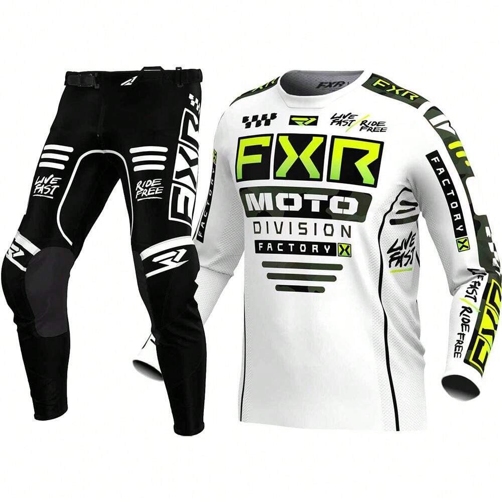 2024 New Motorcycle Set Racing Mountain Bike Set Riding Suit OffRoad