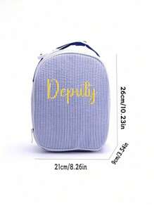 Bolsa de almuerzo personalizada para niños, bolso escolar de gasa con burbujas, lonchera térmica de gran capacidad, bolsa de almacenamiento portátil para uso diario y al aire libre, bolsos para damas