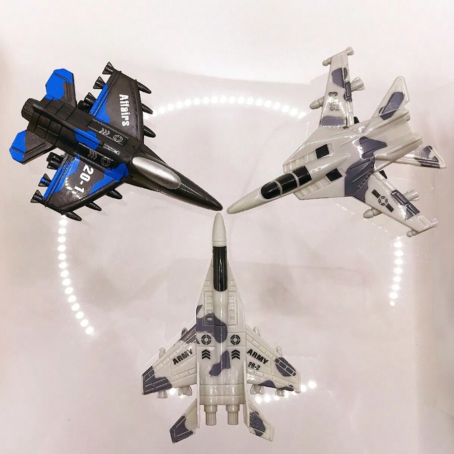 Kids' Outdoor Spring Propelled Airplane Construction Toy Kit SHEIN USA