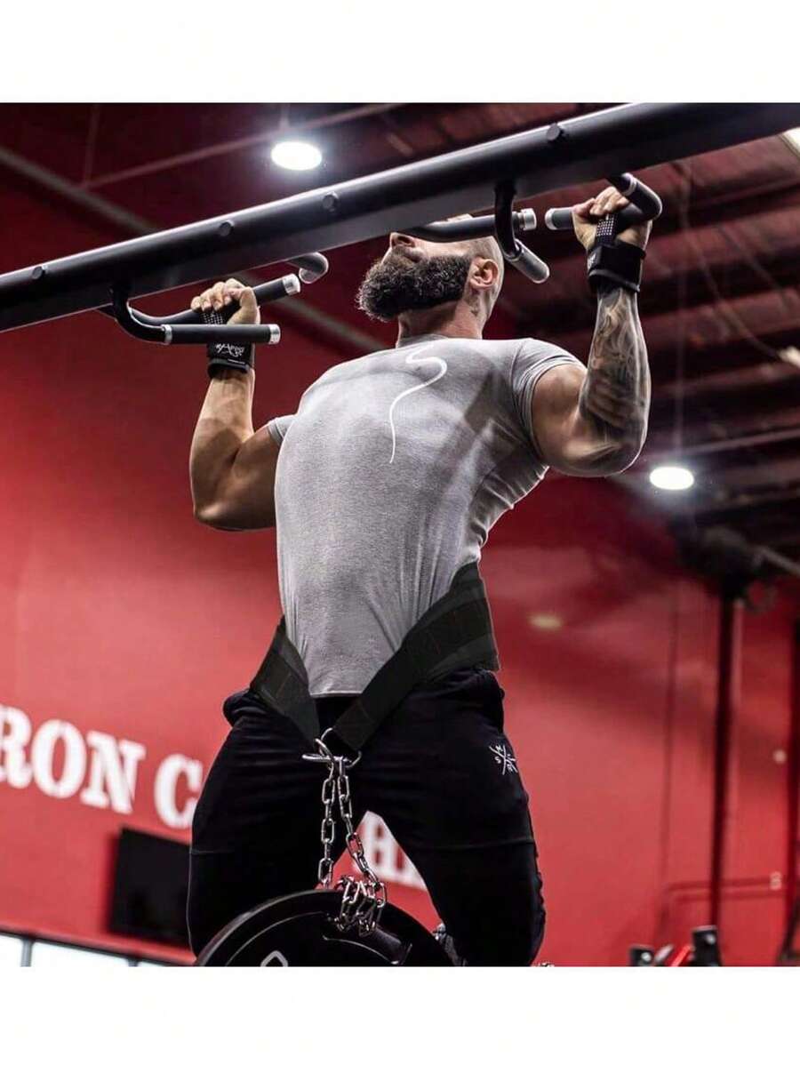 1 Set Weightlifting PullUp Belt, Chain Weighted Belt For PullUps And