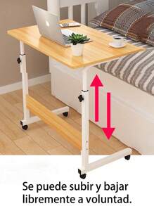 Adjustable TV Tray Table Comfortable Laptop Table Dinner Trays for Eating TV Dinner Tray on Bed Sofa for Eating Reading  60x40cm Escritorio para computadora, Puede Subir o Bajar la Altura (60~90cm), Escritorio Grande de mesita de Noche Multifuncional/mesita Auxiliar para sofá Mesa Portátil Estudiar Madera Y Metal Ajustable Movible sanc - Mostaza Amarilla - Ver 6