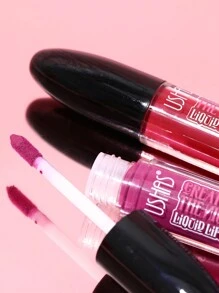 Ushas, Liquid Lip Gloss Matte Lipstick Misty Black Lip Honey Long Lasting Easy To Color Moisturizing Holiday Party Lipstick Valentine's Day Gifts - #06 - 查看 6