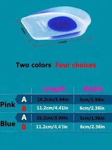 1 paire de coussins de talon en gel - coussinets de talon en silicone pour soulager les douleurs causées par les éperons osseux ou les pieds écorchés, la meilleure semelle en gel