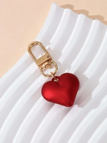 1 móc khóa hình trái tim bằng nhựa sáng tạo và thời trang, móc khóa hình trái tim trang trí mặt dây chuyền, làm quà tặng ngày lễ tình nhân/giáng sinh - Nhiều màu - Xem 9