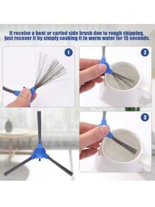 Robot Vacuum Cleaner Accessories Prosenic 850T Filter Roller Brush Accessories Edge Brush Cloth - Multicolor - View 6