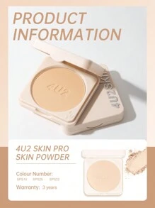 Polvo compacto Pro Skin Powder #20 NUDE BEIGE de 4U2 SKIN - #20 BEIGE DESNUDO - Ver 7