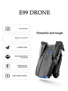 2025 E99 Drone With 4K HD Dual Camera, Altitude Hold, One-Key Take Off/Landing, Gyroscope Calibration, Easy To Fly Indoor/Outdoor Quadcopter, Great Gift For Birthday, Christmas, Halloween, Thanksgiving