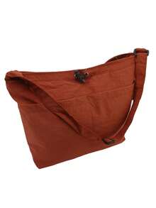 1 Túi đeo vai thời trang thường ngày cho nữ, Túi đựng nước chéo vai có dây rút dung tích lớn - Nhiều màu - Xem 14