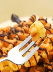 304 Stainless Steel Star & Moon Shaped Spoon & Fork Set, Coffee Spoon, Dessert Cutlery Gift, Coffee & Cake Spoon/Fork, Honey Stirring Spoon, Gift Tableware,School Supplies