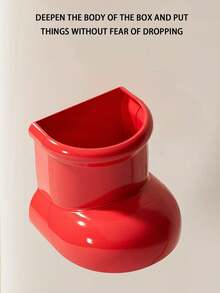 1 件创意磁性冰箱收纳盒，奇特的鞋子形状 - 彩色 - 查看 9