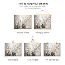 1pc Vibrant Magnolia Canvas Wall Art - Wooden Framed Contemporary Floral Print - Wall Art, Perfect Accent For Bedrooms, Living Rooms, Kitchens And More - Seasonal Fall Decorations,Poster Gifts Birthday Graduation