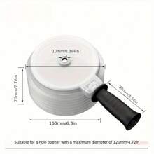 Cordless Drill Dust Extractor - Multi-Functional Dust Shroud For Cutting Boards, Drywall, And Wall Drilling - Picture Color - View 8