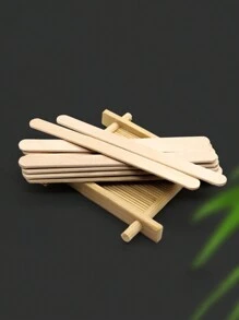 10/50/100/200支装木制工艺棒，冰棍棒，大号木制棒，冰棒棍，非常适合制作模型、手工艺品和各种手工项目，冰棒棍，木制工艺棒，4.5英寸棒棒糖工艺棒，适用于学校、手工课、课外手工制作、工艺模型制作等场合。 - 彩色 - 查看 8