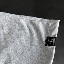 Large Printed Plus Size 30.1 Combed Printed Cotton Los Angeles Tires T-Shirt - 灰色 - 查看 3