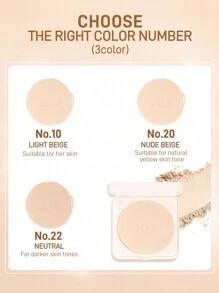 Polvo compacto Pro Skin Powder #20 NUDE BEIGE de 4U2 SKIN - #20 BEIGE DESNUDO - Ver 4