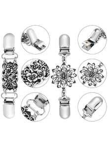Vintage Sweater Cardigan Collar Clips For Women, Waist Cincher Clips ,Dress Shirt Brooch Clips, Brooch Clips For Clothing